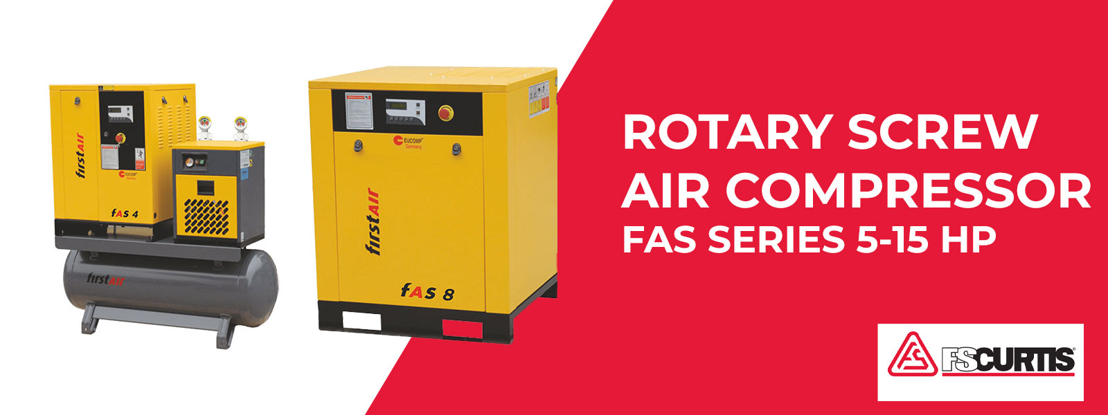 ROTARY SCREW AIR COMPRESSOR FAS SERIES 5-15 HP